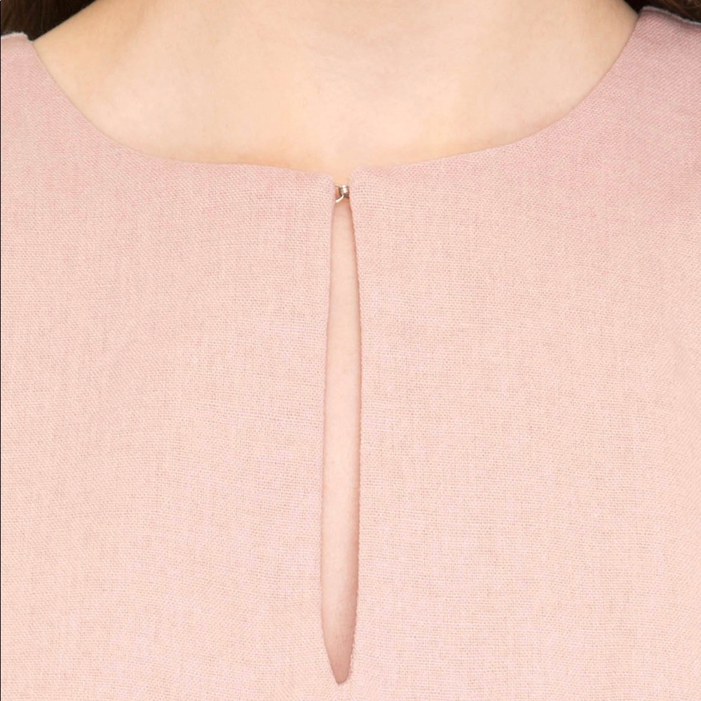 Sleeveless Woven Top in Light Dusty Pink - Picture 3 of 3